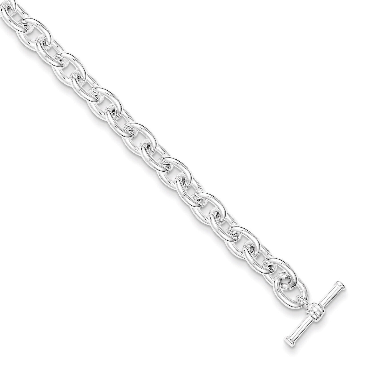 7.5 Inch Toggle Link Bracelet Sterling Silver QG3079-7.5