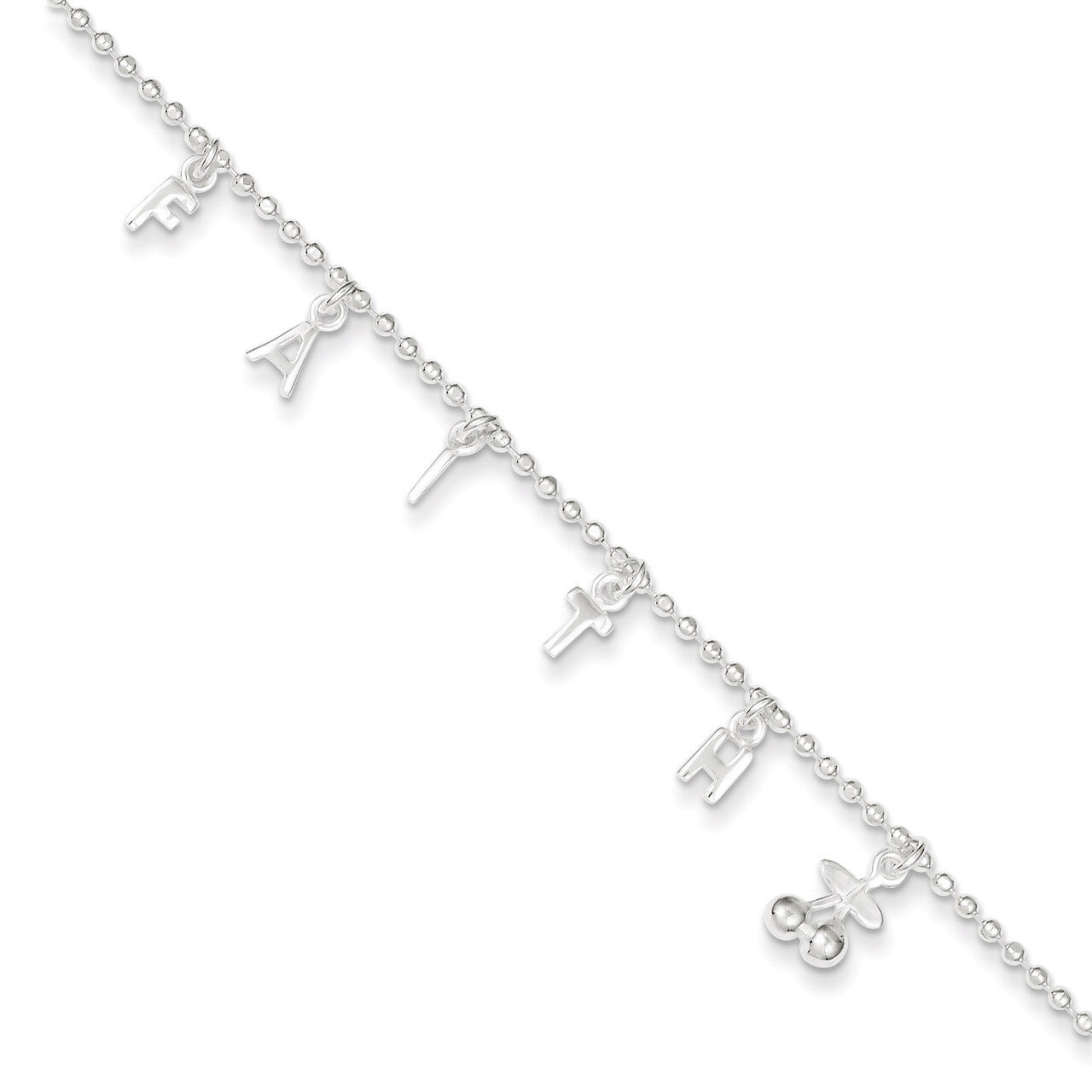 10 Inch Extension Anklet Sterling Silver QG3172-10