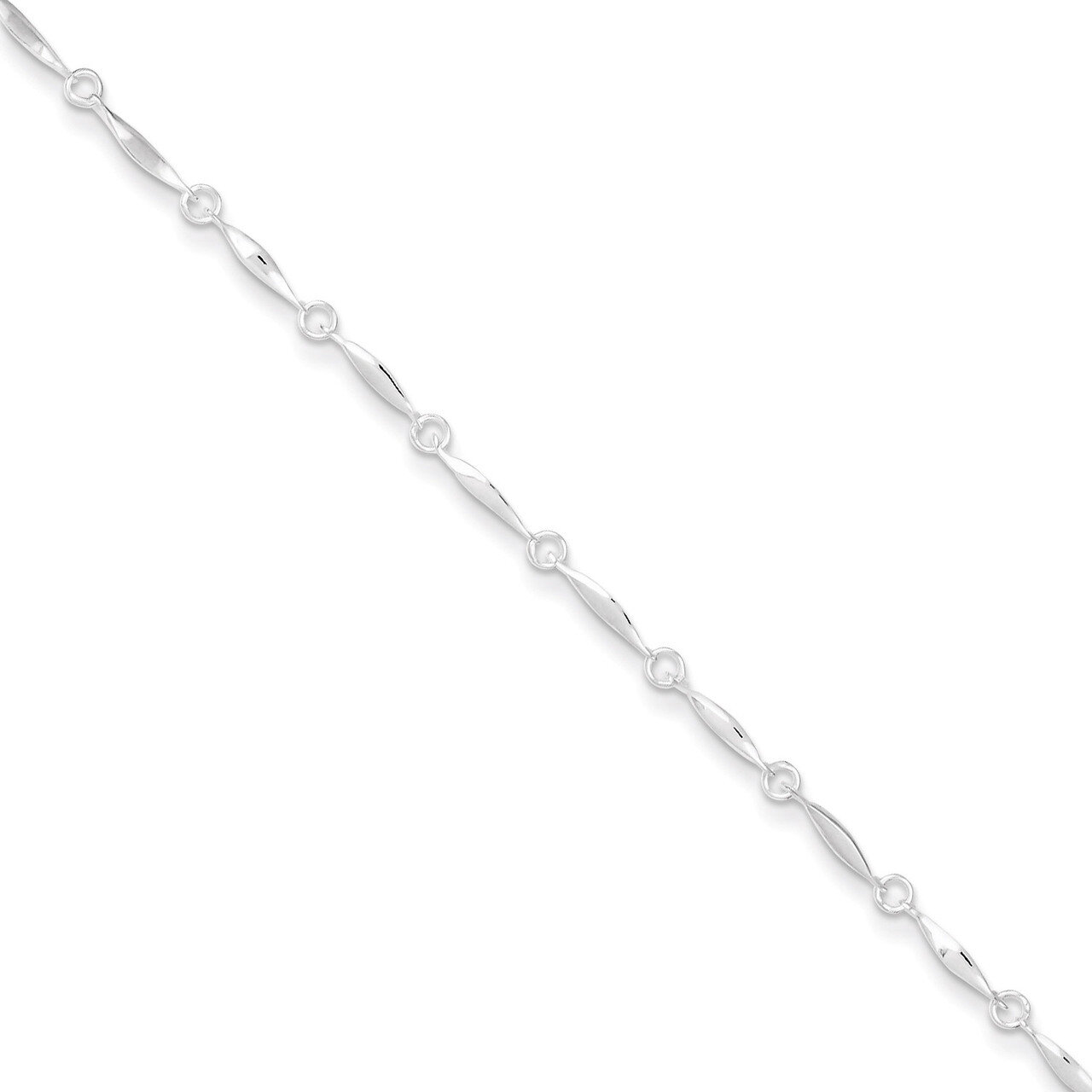 10 Inch Extension Anklet Sterling Silver QG3179-10
