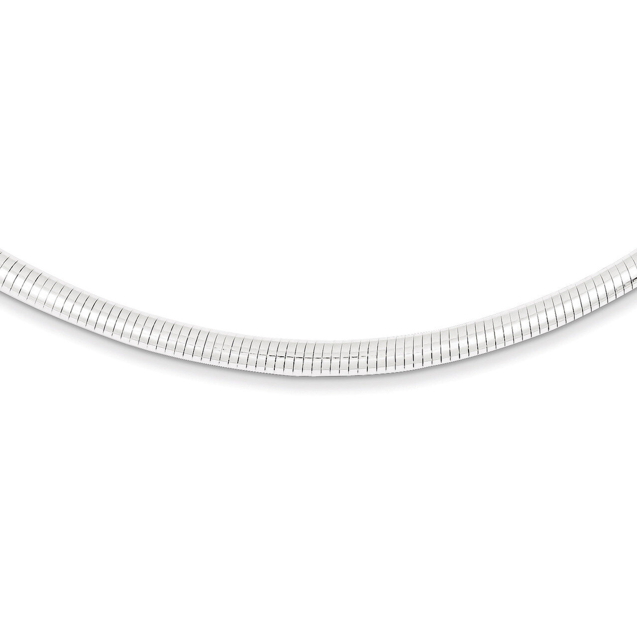 18 Inch Round 3.75mm Neckwire Necklace Sterling Silver QG3200-18, MPN: QG3200-18, 191101276217