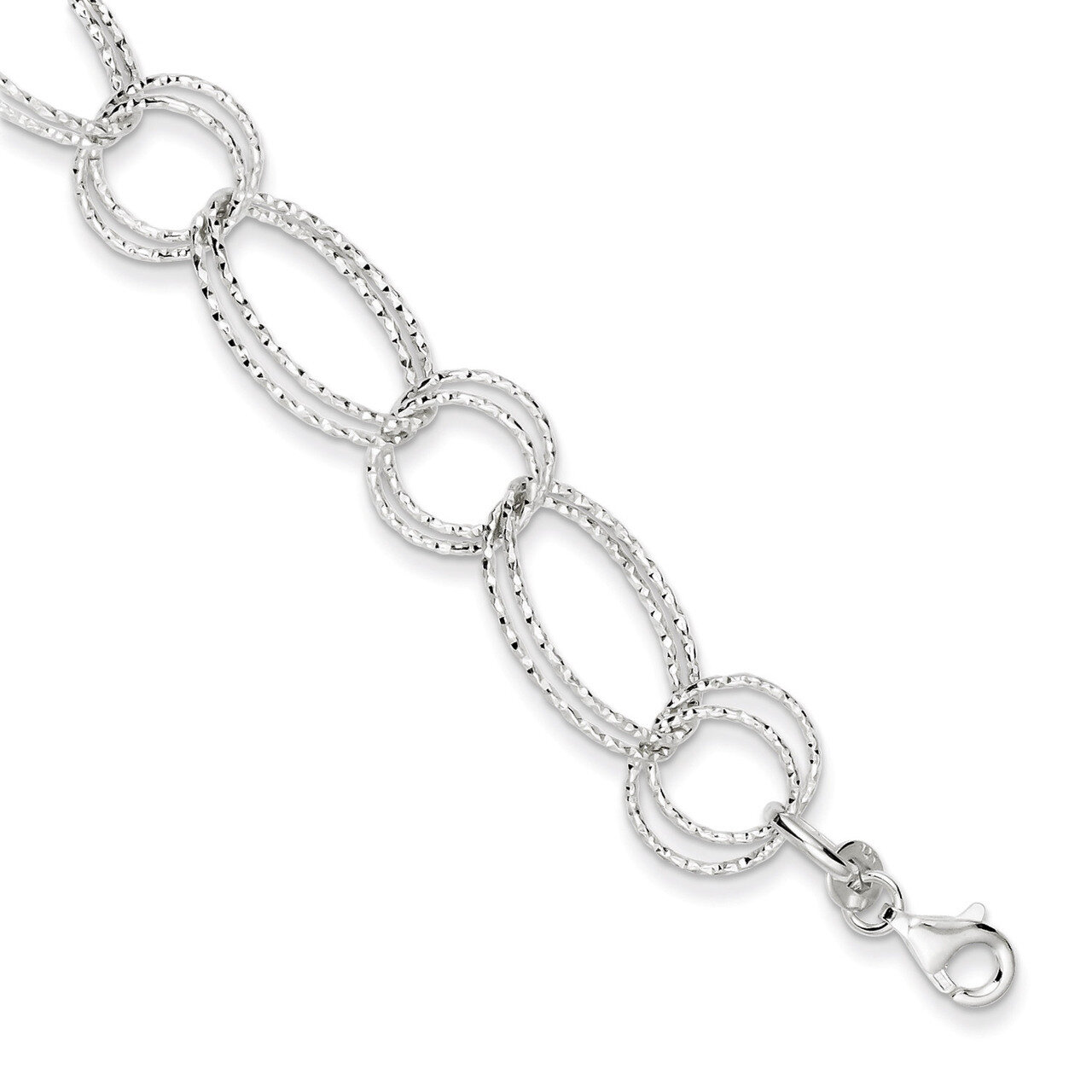 7 Inch Bracelet Sterling Silver QG3238-7, MPN: QG3238-7, 191101295942