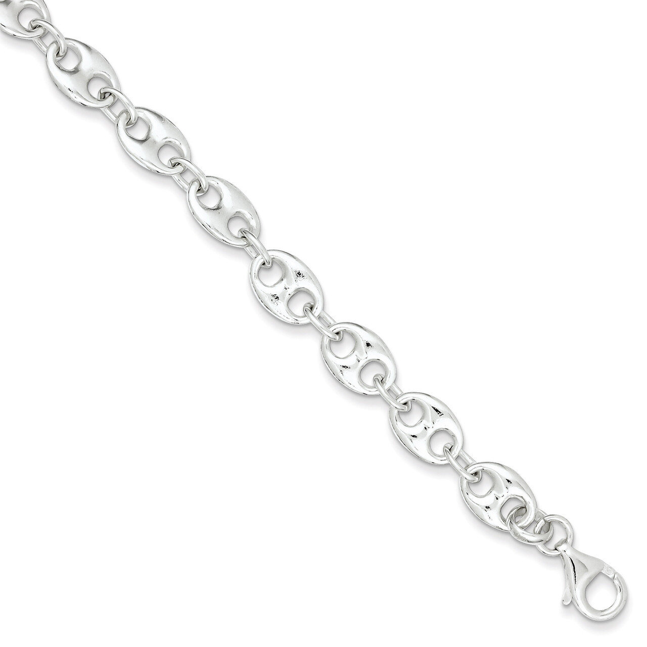 7.75 Inch Bracelet Sterling Silver Polished QG3317-7.75
