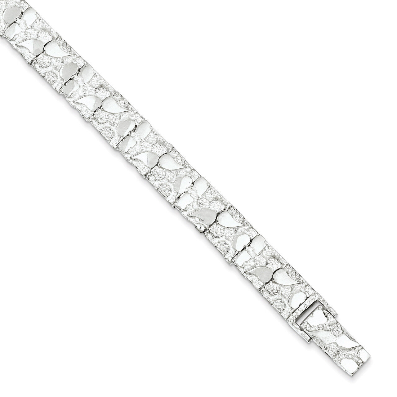 8 Inch Nugget Bracelet Sterling Silver QG3323-8