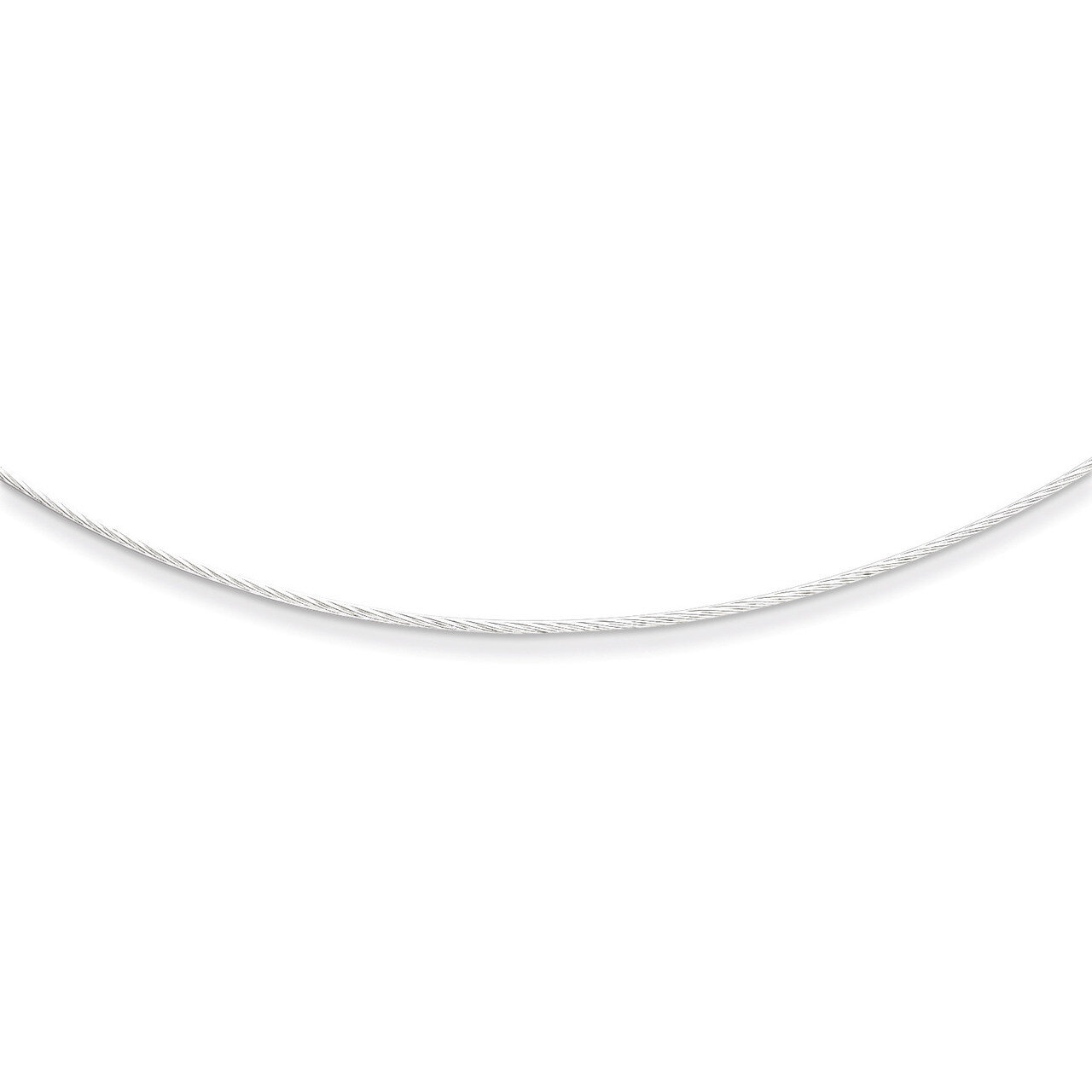 16 Inch Necklace Sterling Silver Fancy QG621-16