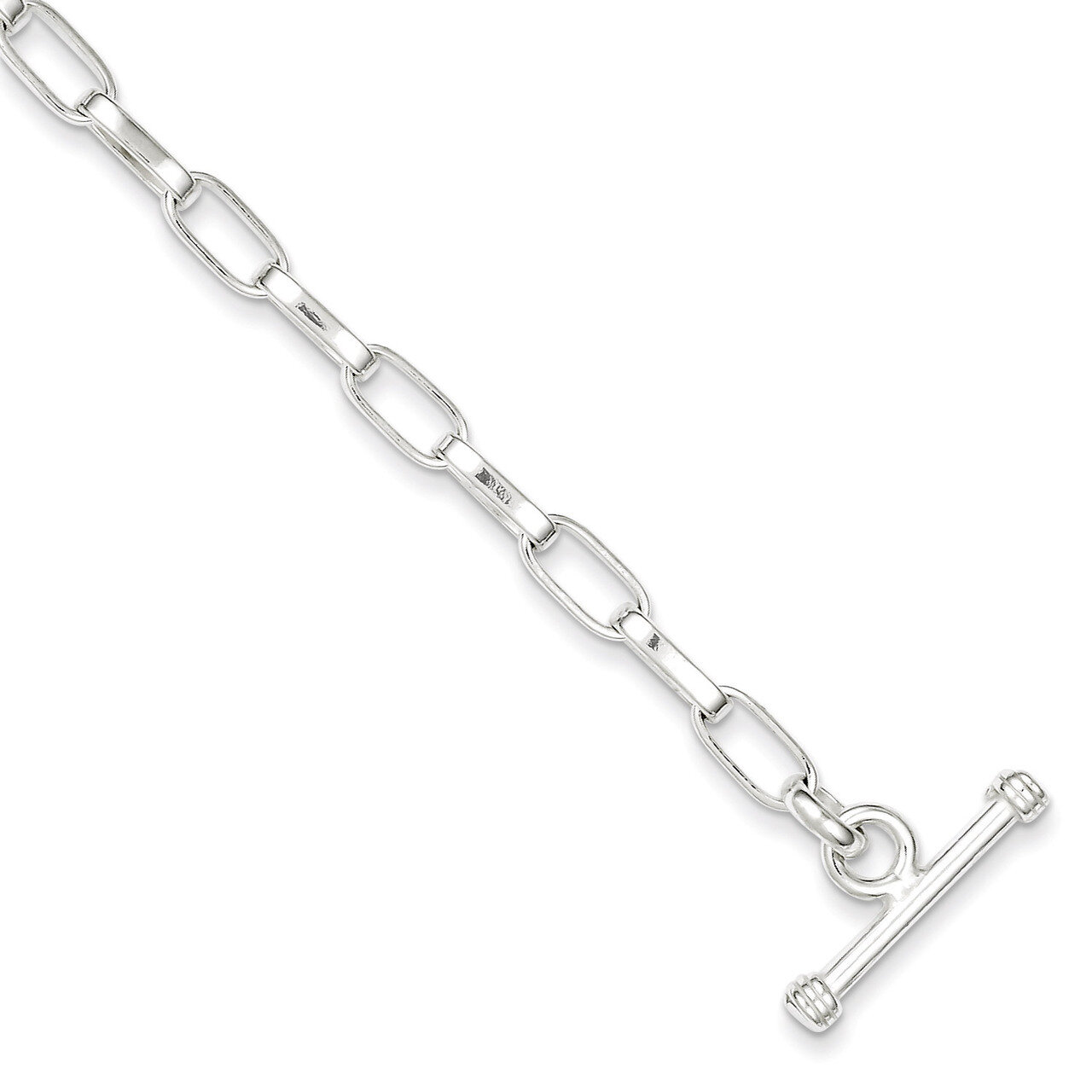 7.5 Inch Link Bracelet Sterling Silver Fancy QH193-7.5, MPN: QH193-7.5, 886774115573