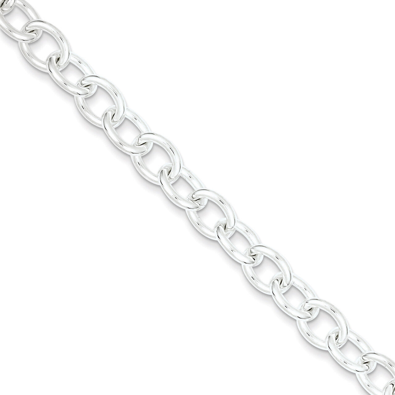 7.5 Inch Link Bracelet Sterling Silver Fancy QH197-7.5, MPN: QH197-7.5, 886774115580
