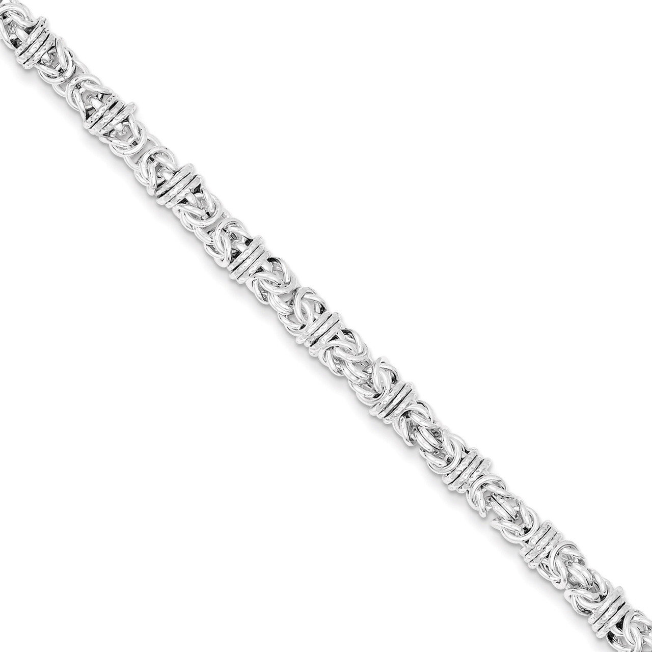 7.5 Inch Fancy Link Bracelet Sterling Silver Polished QH223-7.5, MPN: QH223-7.5, 886774115610