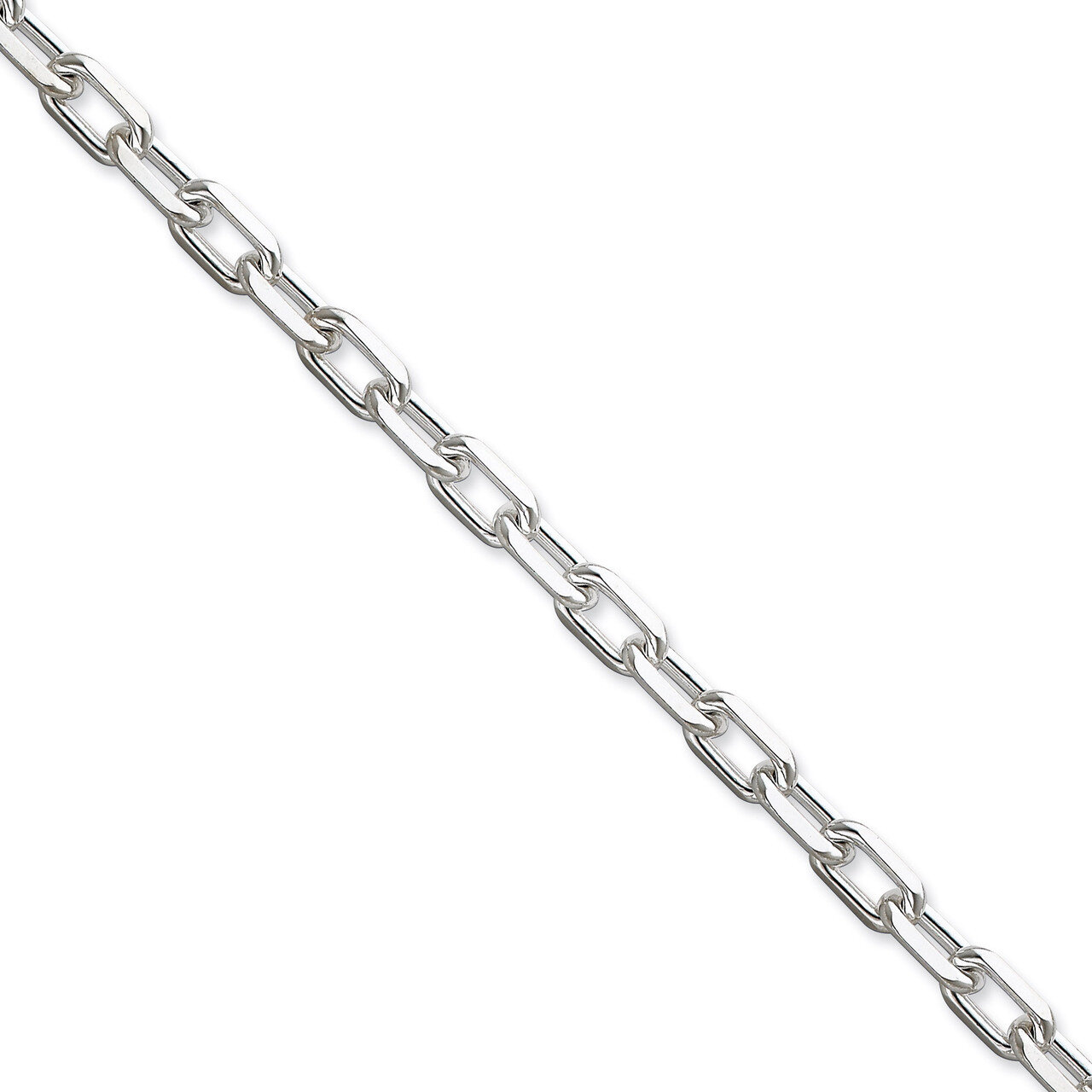 24 Inch 7.5mm Fancy Link Necklace Sterling Silver QH348-24, MPN: QH348-24, 886774994390