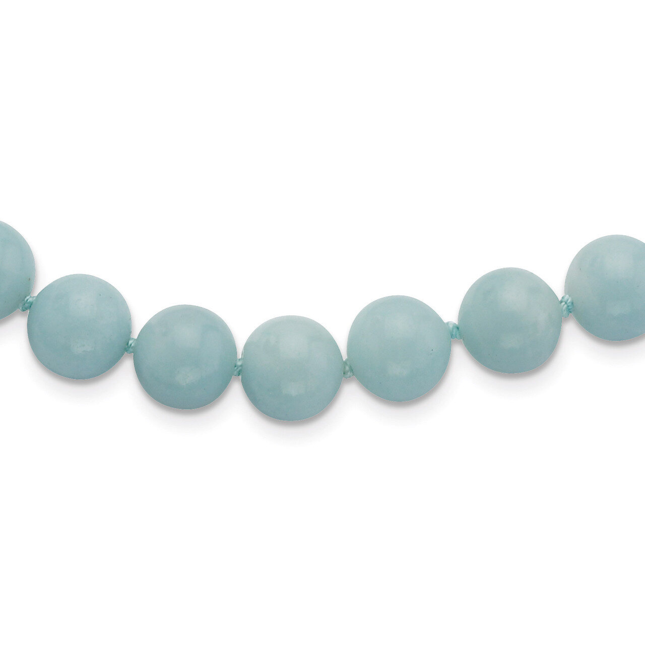 18 Inch 10-10.5mm Smooth Beaded Amazonite Necklace Sterling Silver QH4666-18, MPN: QH4666-18, 81547…