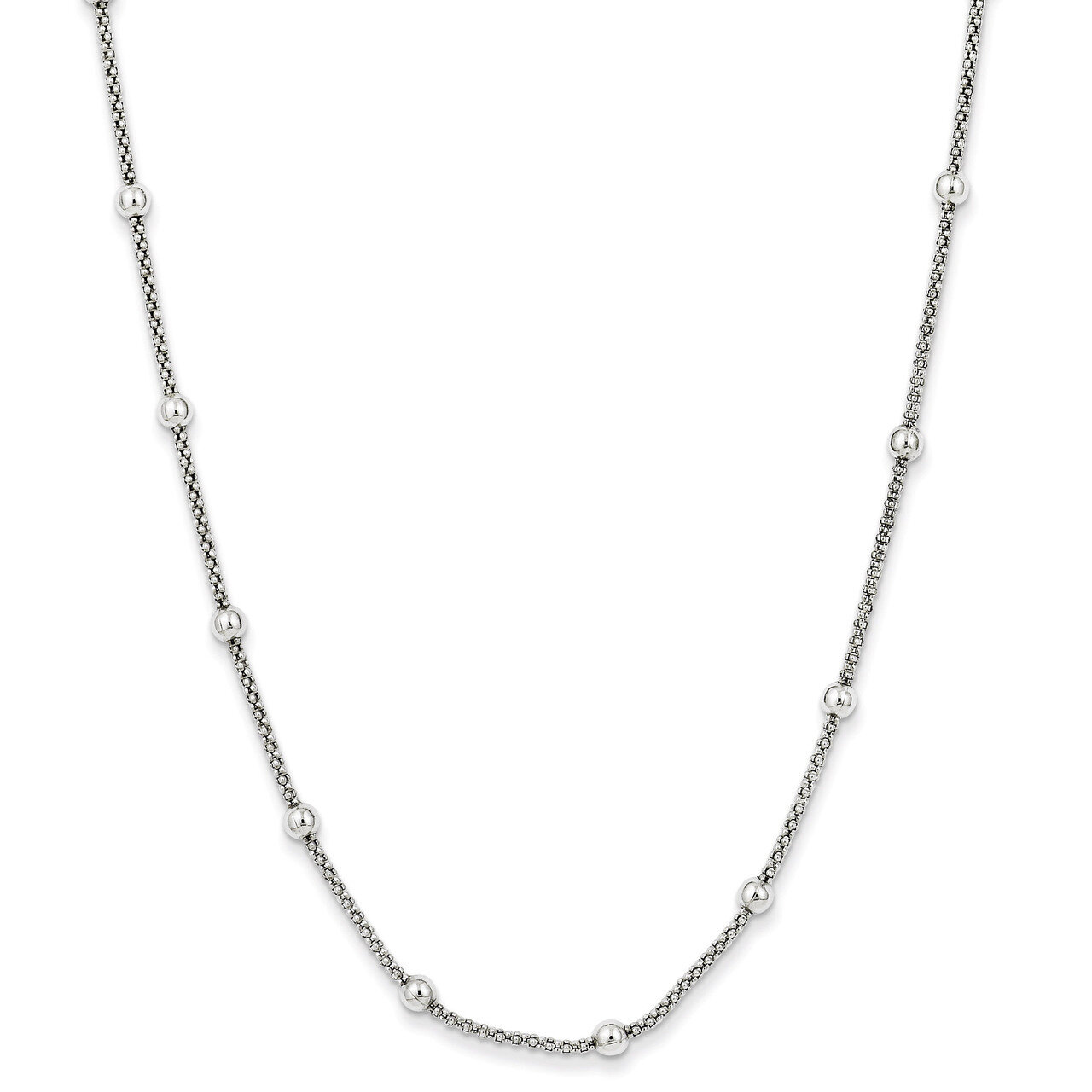 16 Inch Necklace Sterling Silver Polished QH4954-16, MPN: QH4954-16, 191101276835