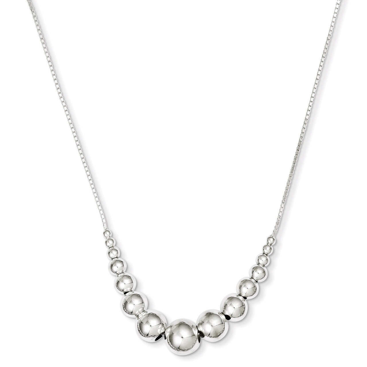 18 Inch Necklace Sterling Silver QH4965-18, MPN: QH4965-18, 883957501918