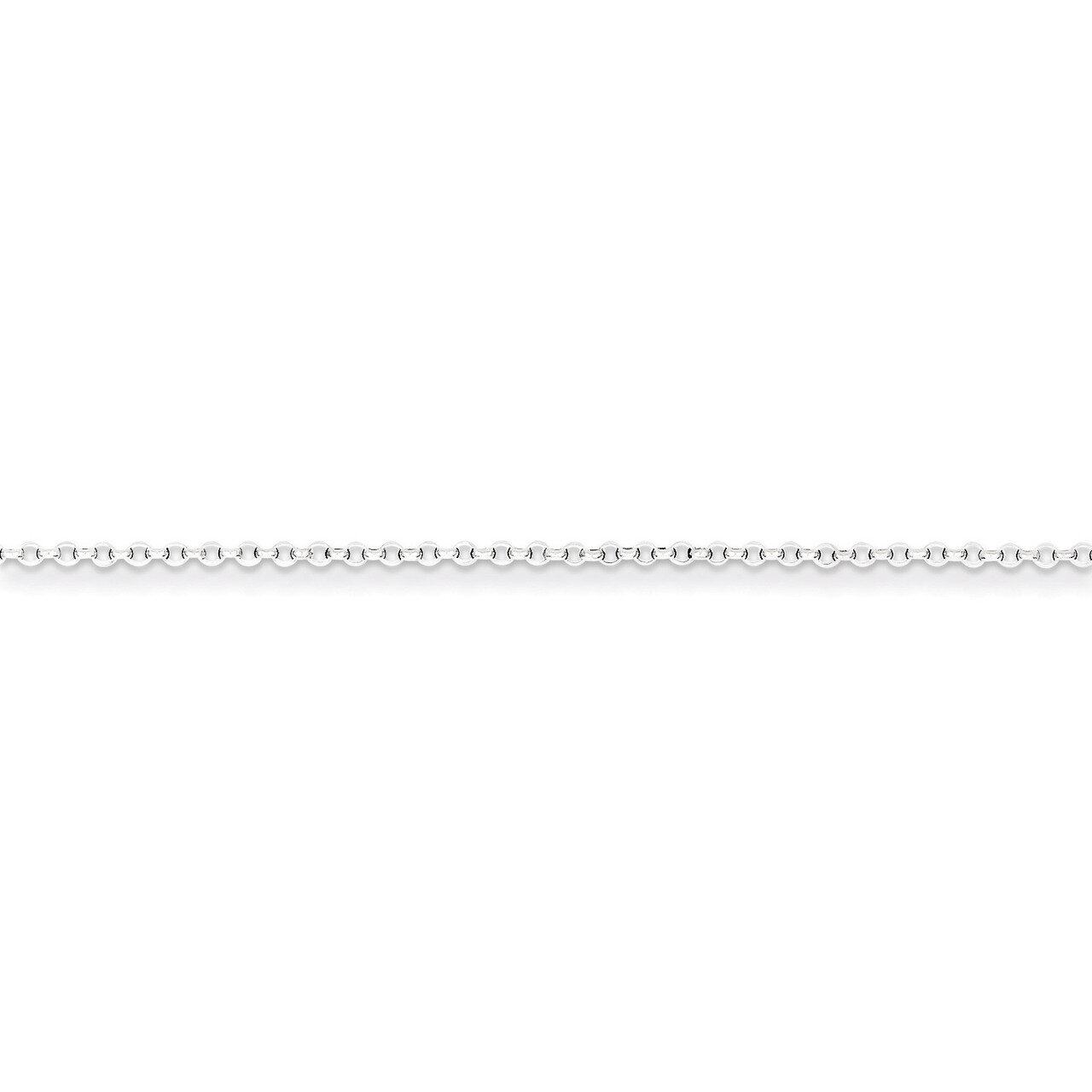 24 Inch 1.5mm 8 Side Diamond Cut Cable Chain Sterling Silver QHC022-24, MPN: QHC022-24, 886774414461