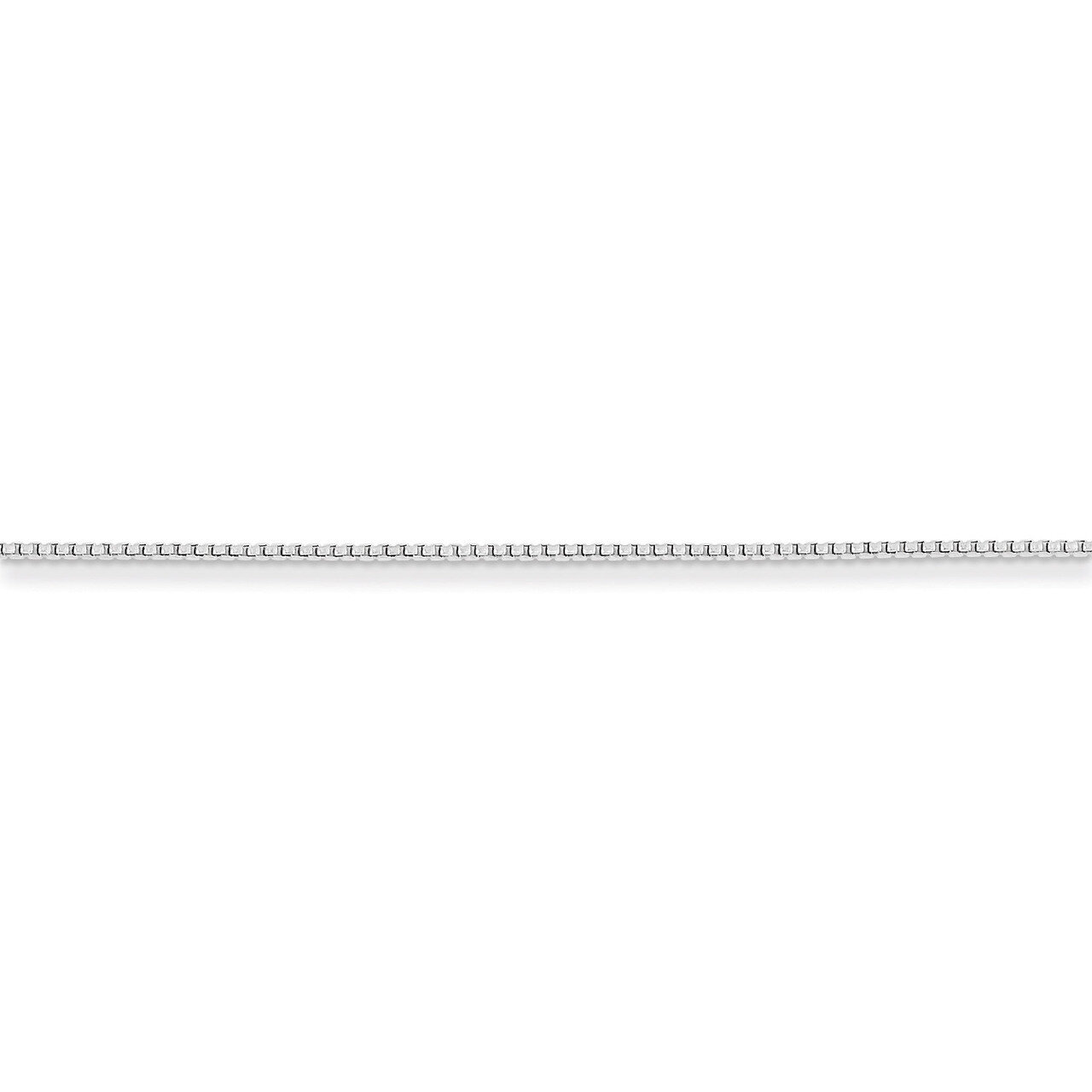 18 Inch 1mm Round Box Chain Sterling Silver QHX019-18, MPN: QHX019-18, 886774413310