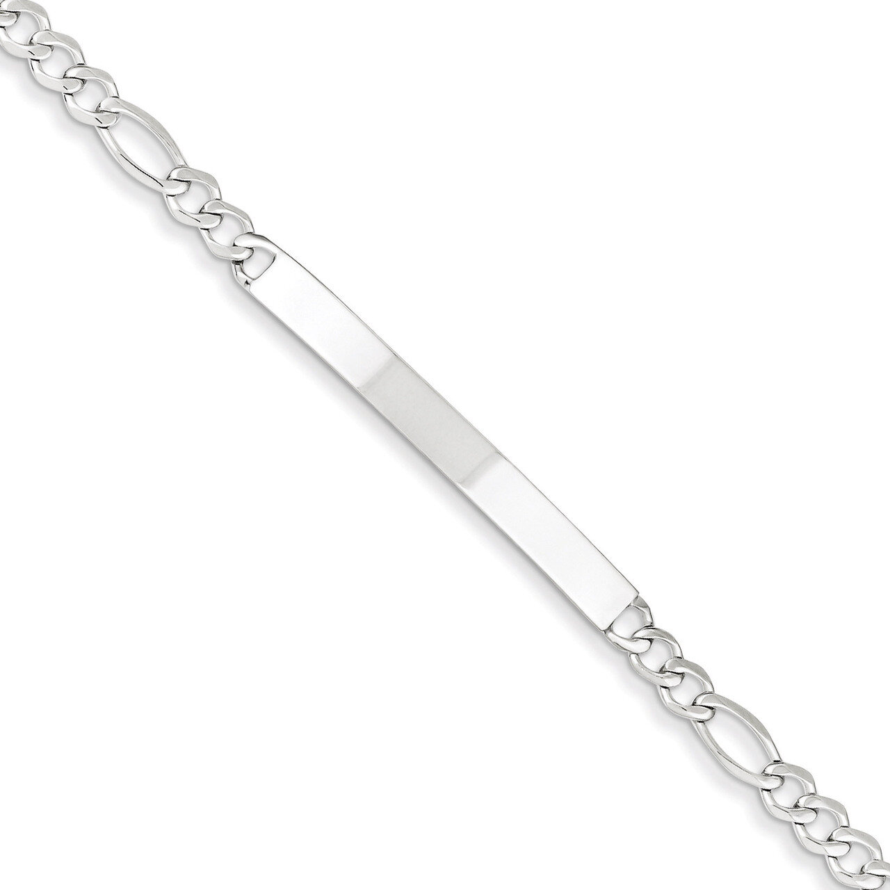 7.5 Inch ID Bracelet Sterling Silver QID184-7.5, MPN: QID184-7.5, 191101191947