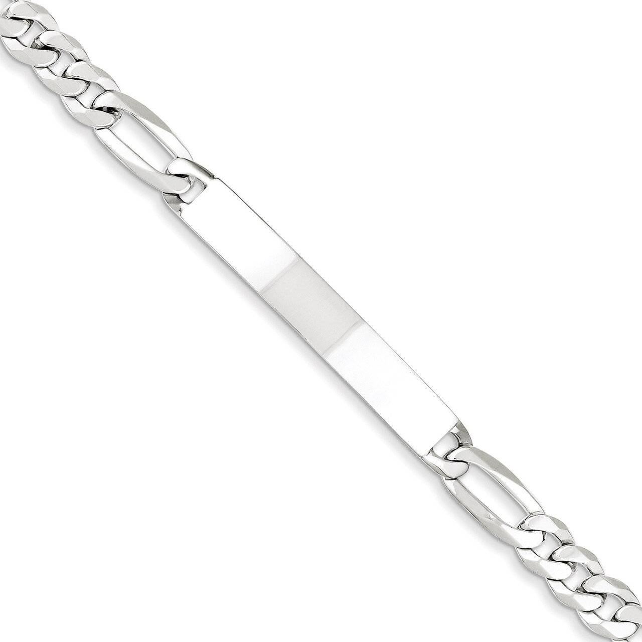 7.5 Inch ID Bracelet Sterling Silver QID188-7.5, MPN: QID188-7.5, 191101191374