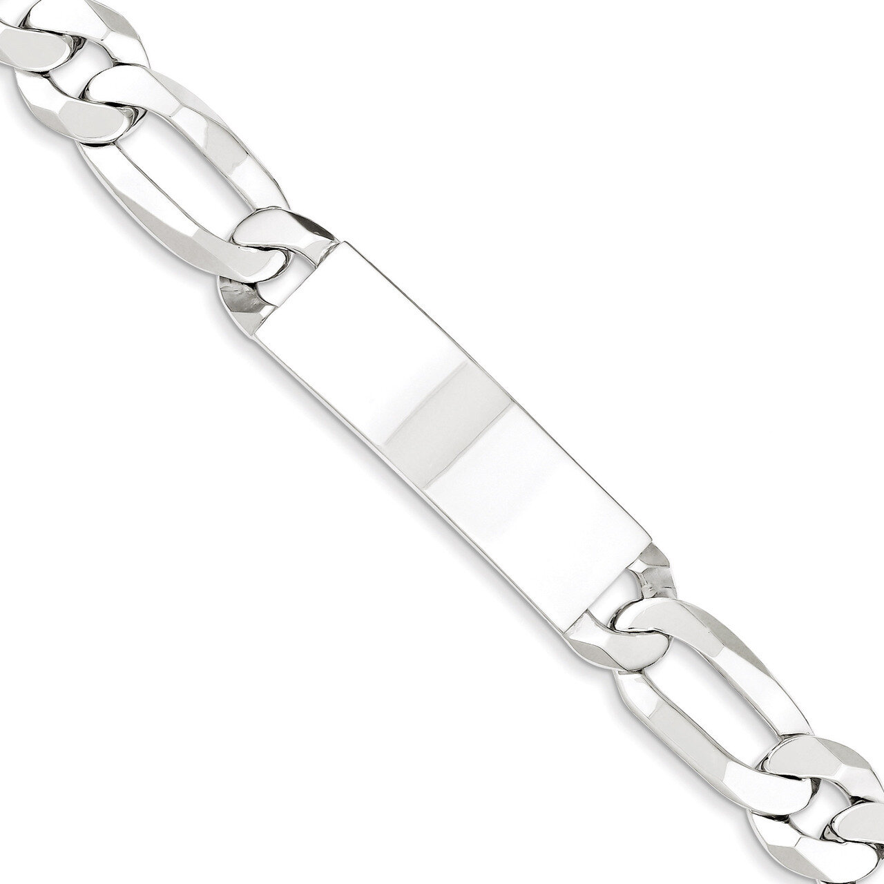 8.5 Inch ID Bracelet Sterling Silver QID191-8.5