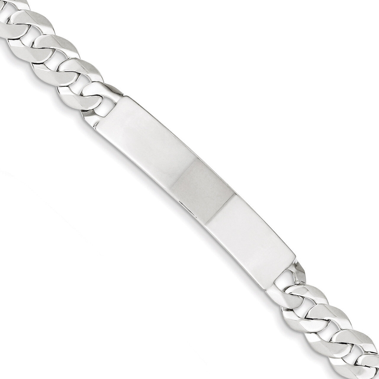 7.5 Inch ID Bracelet Sterling Silver QID199-7.5, MPN: QID199-7.5, 191101191695