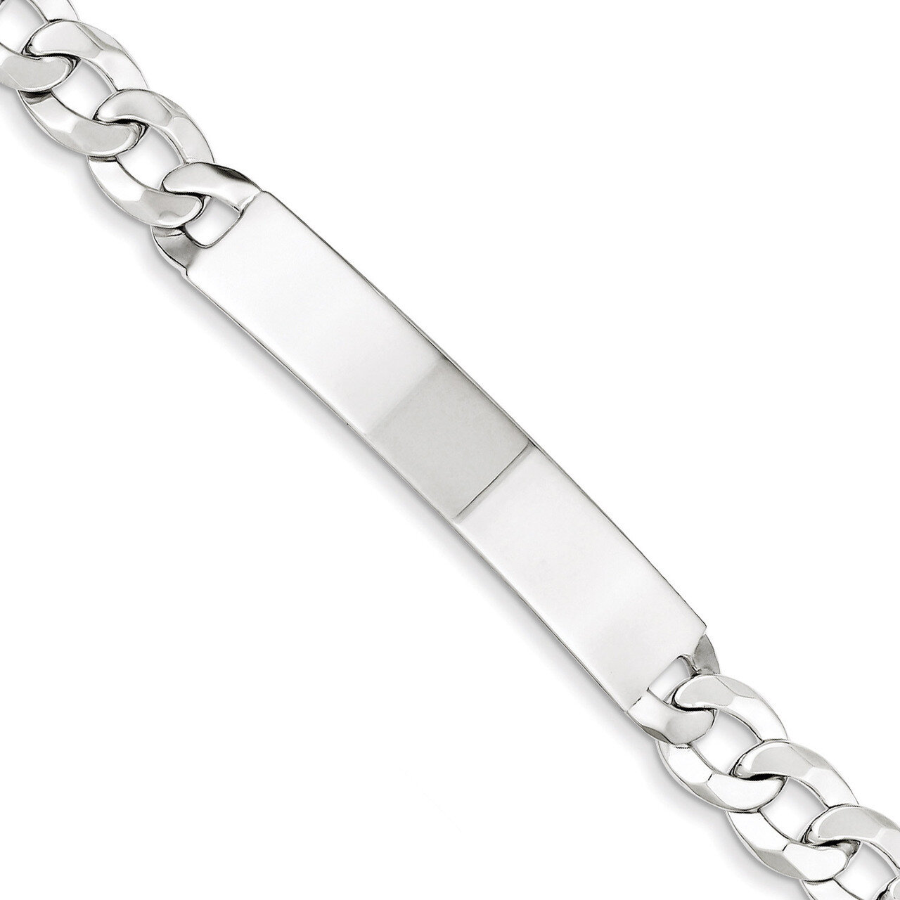8.5 Inch ID Bracelet Sterling Silver QID200-8.5, MPN: QID200-8.5, 191101192210