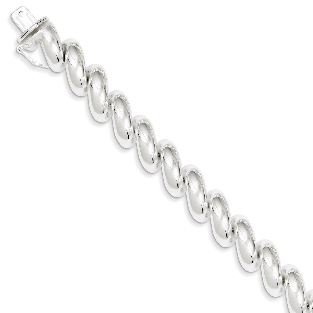 7 Inch 10.0mm San Marco Bracelet Sterling Silver QM25-7, MPN: QM25-7, 883957957203