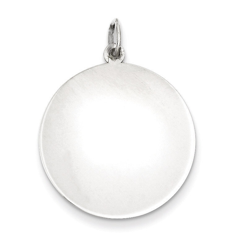 Round Disc Charm Engravable Sterling Silver QM373/18, MPN: QM373/18, 883957585215