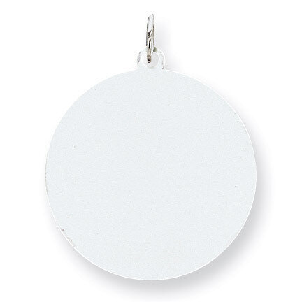 Round Disc Charm Engravable Sterling Silver QM374/35, MPN: QM374/35, 883957583839
