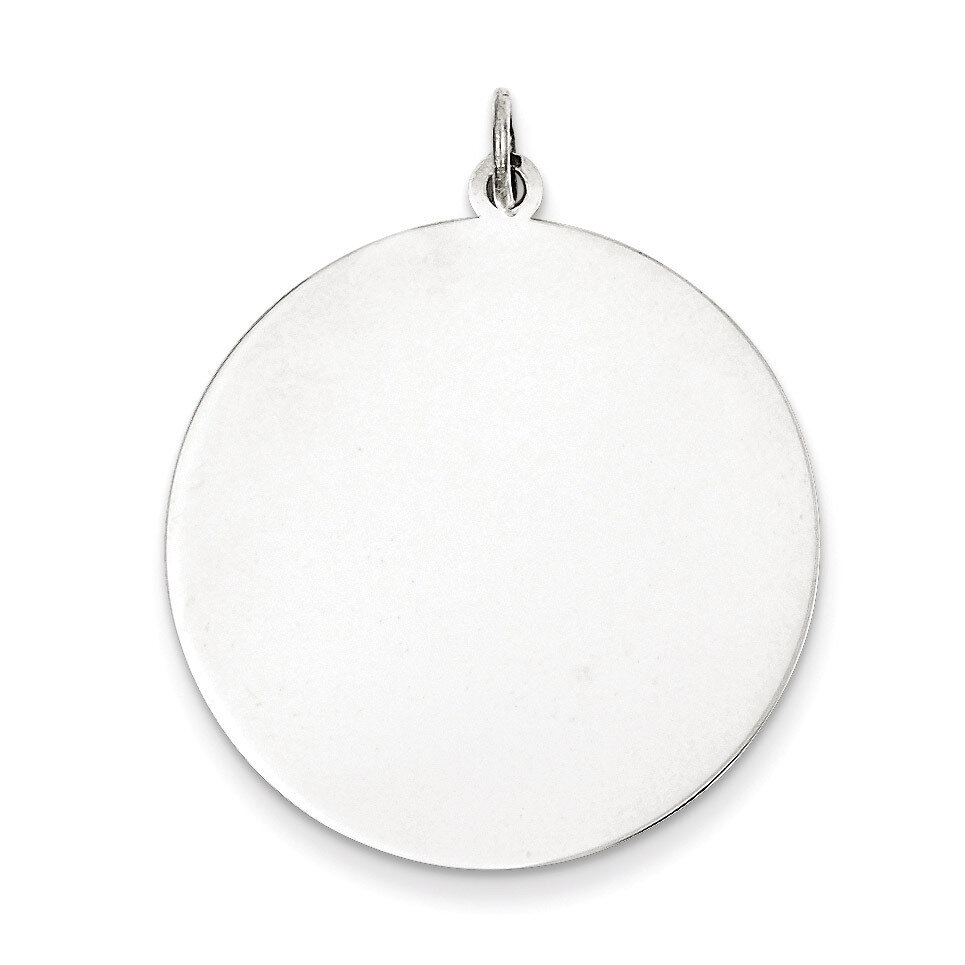 Round Disc Charm Engravable Sterling Silver QM375/27, MPN: QM375/27, 883957584997