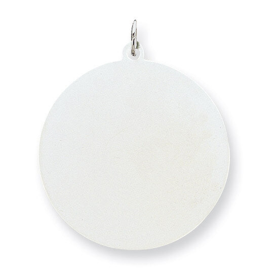 Round Disc Charm Engravable Sterling Silver QM376/27, MPN: QM376/27, 883957582474