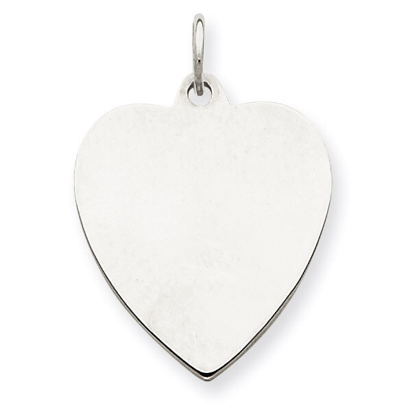 Heart Disc Charm Engravable Sterling Silver QM391/35, MPN: QM391/35, 883957585048