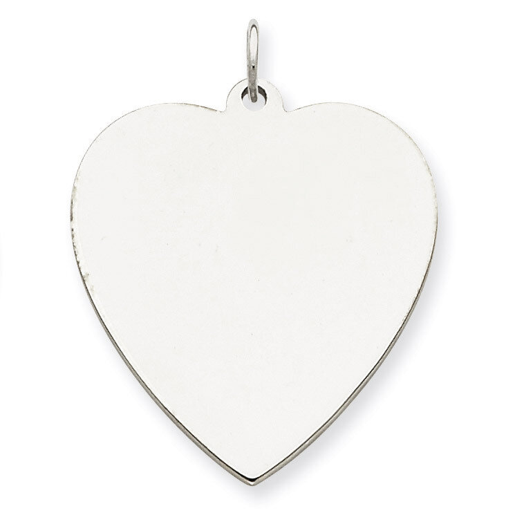 Heart Disc Charm Engravable Sterling Silver QM394/35, MPN: QM394/35, 883957584720