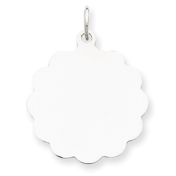 Disc Charm Engravable Sterling Silver QM415/35, MPN: QM415/35, 883957545615