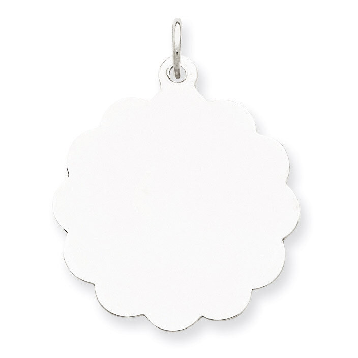 Disc Charm Engravable Sterling Silver QM416/18, MPN: QM416/18, 883957461274