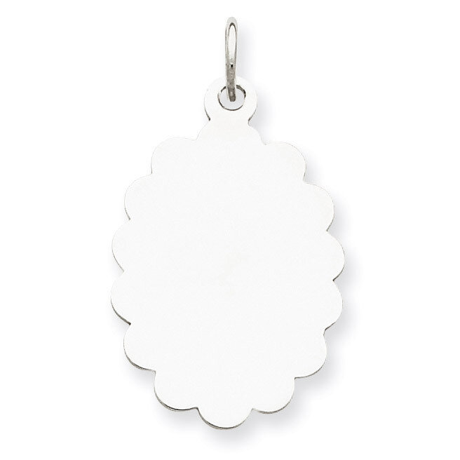 Disc Charm Engravable Sterling Silver QM418/35, MPN: QM418/35, 883957521398