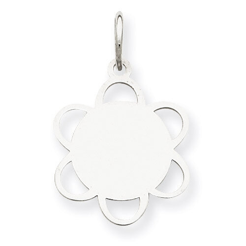 Disc Charm Engravable Sterling Silver QM428/18, MPN: QM428/18, 883957461304