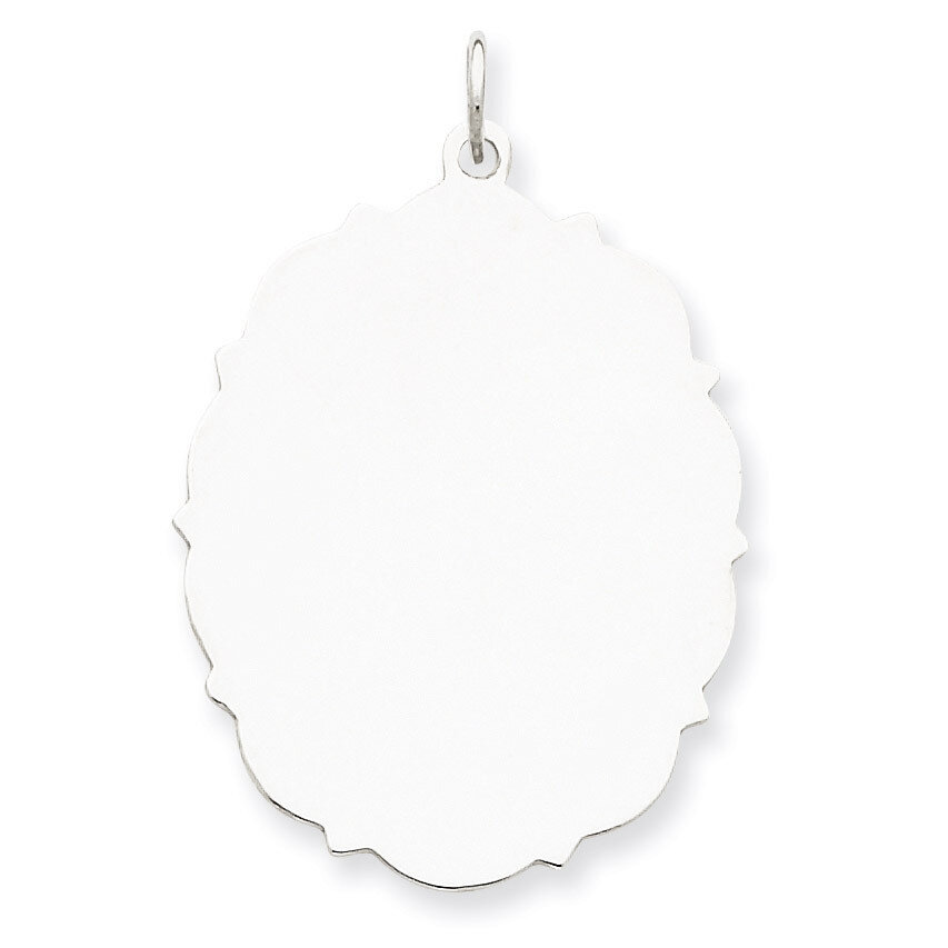 Disc Charm Engravable Sterling Silver QM438/18, MPN: QM438/18, 883957543154