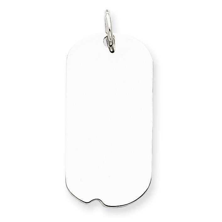 Dog Tag Disc Charm Engravable Sterling Silver QM442/35, MPN: QM442/35, 883957559889