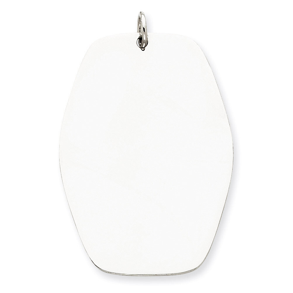 Disc Charm Engravable Sterling Silver QM496/35, MPN: QM496/35, 883957521473
