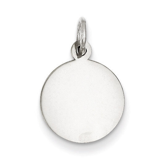 Round Disc Charm Engravable Sterling Silver QM497/27, MPN: QM497/27, 883957581569