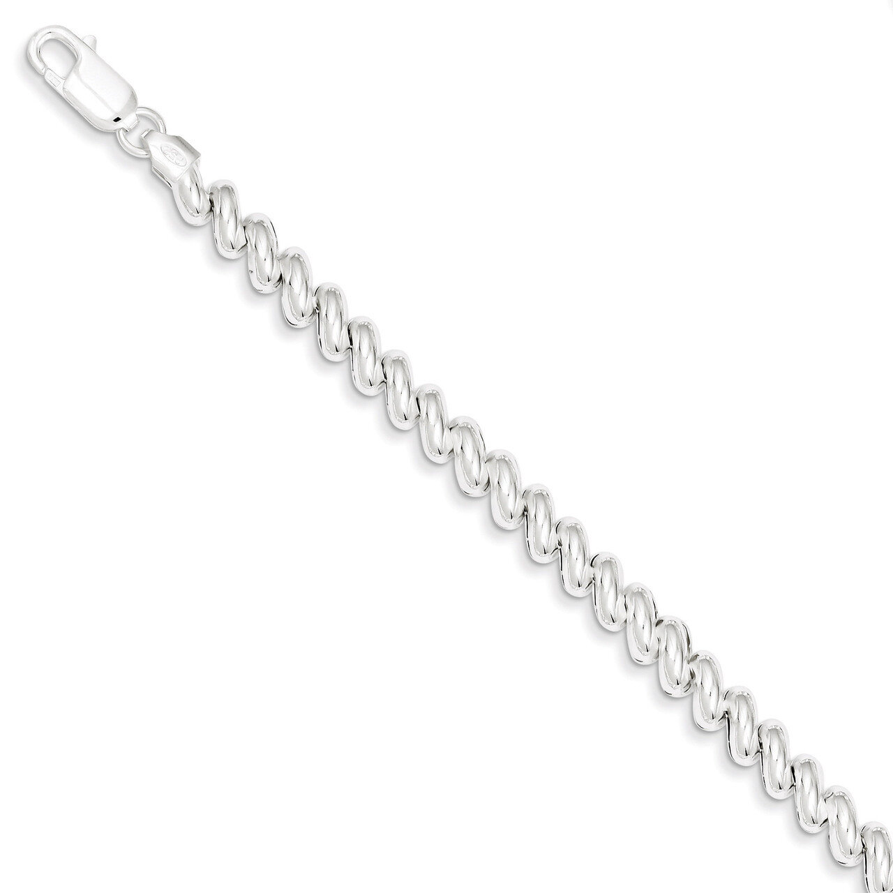 7.5 Inch San Marco Bracelet Sterling Silver QM8-7.5