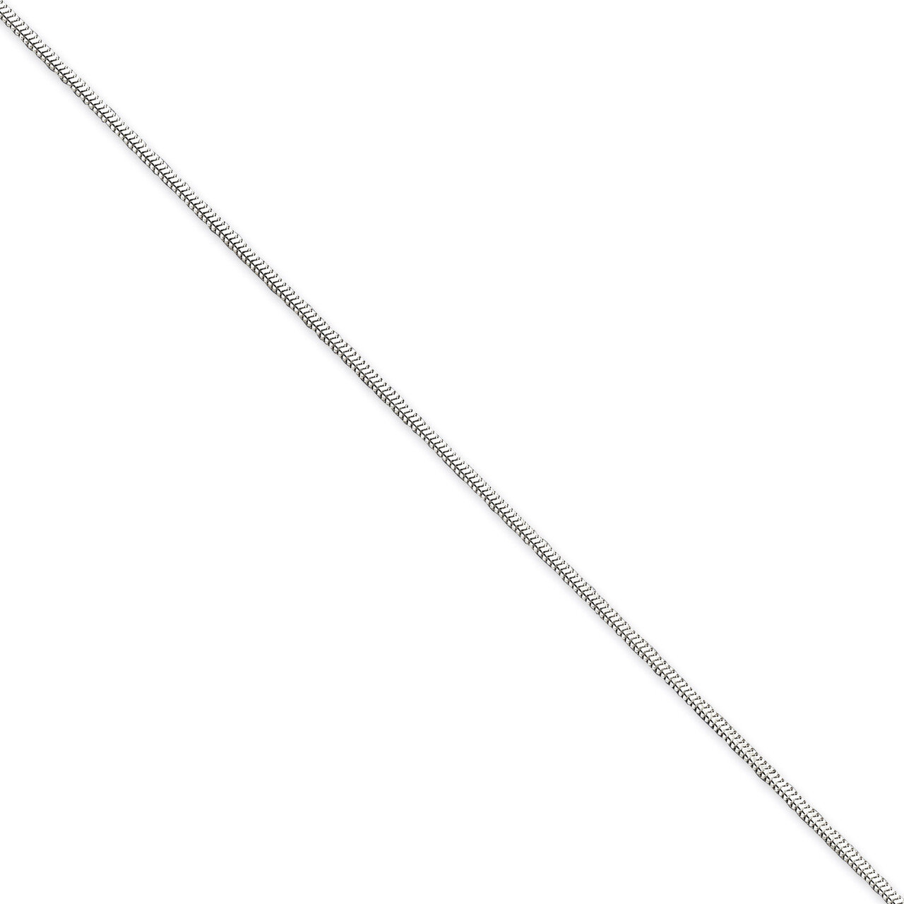 16 Inch 1.5mm Octagonal Snake Chain Sterling Silver QOS040-16, MPN: QOS040-16, 886774413839