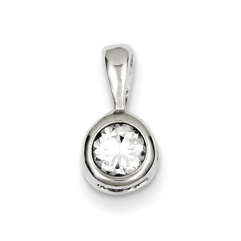 Pendant Sterling Silver Diamond QP1105, MPN: QP1105, 883957957654