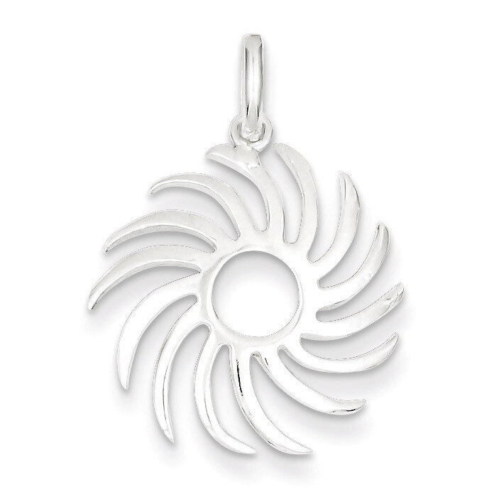 Sun Burst Pendant Sterling Silver QP1191, MPN: QP1191, 883957958200