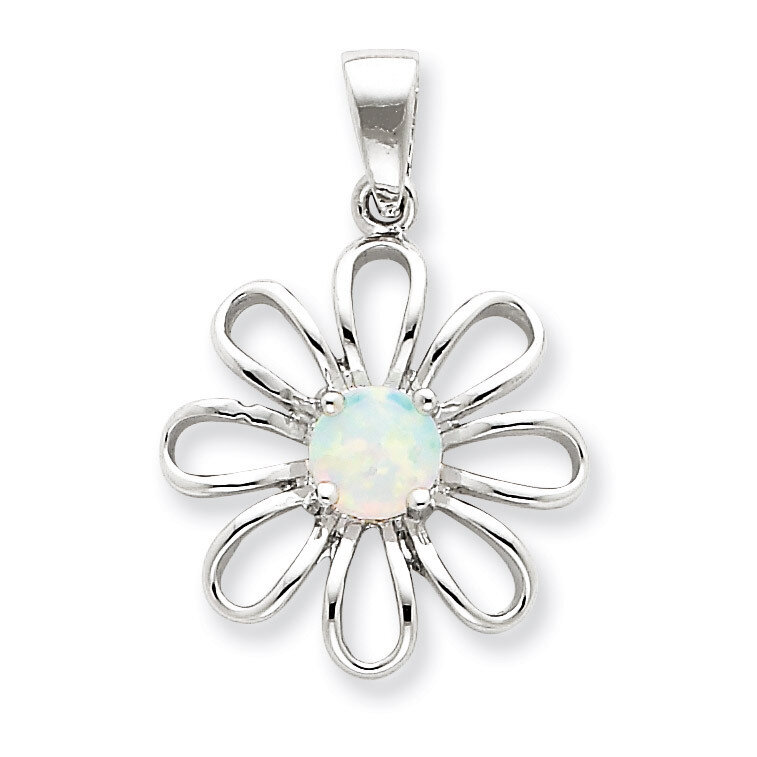 Opal Daisy Slide Sterling Silver QP1192, MPN: QP1192, 191101279478