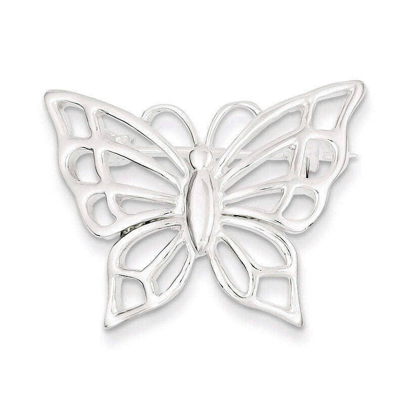 Butterfly Pin Sterling Silver QP158