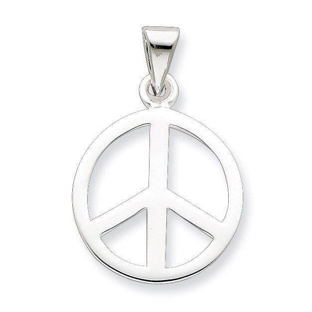 Peace Sign Pendant Sterling Silver QP1818, MPN: QP1818, 883957140667