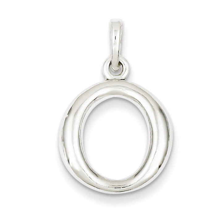 Round Polished Pendant Sterling Silver QP1933