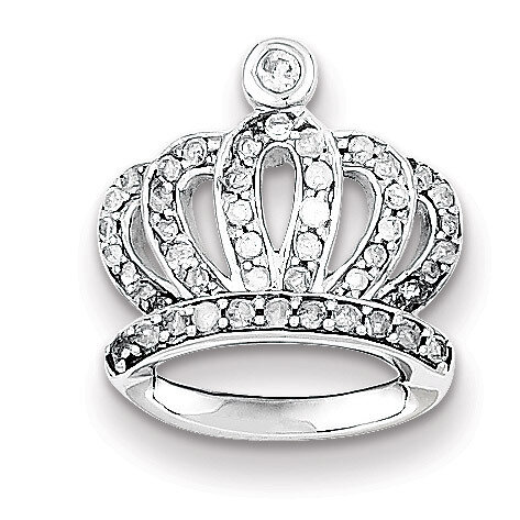 Pendant Sterling Silver Diamond QP2218, MPN: QP2218, 883957558202