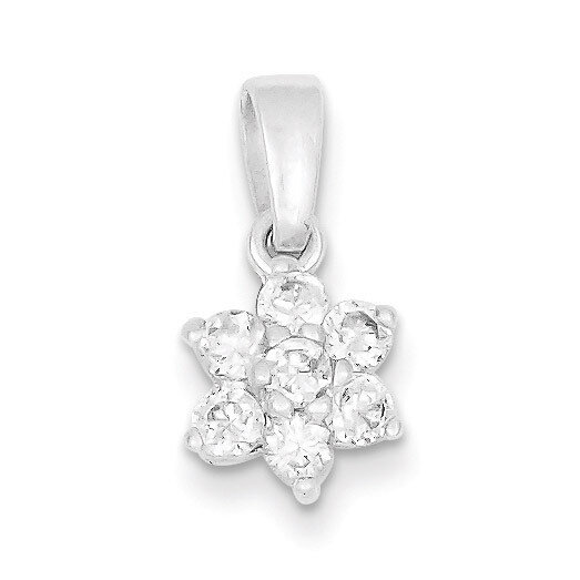Pendant Sterling Silver Diamond QP2631, MPN: QP2631, 883957537511