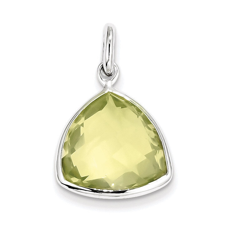 Lemon Quartz Pendant Sterling Silver QP2894LQ, MPN: QP2894LQ, 883957014678