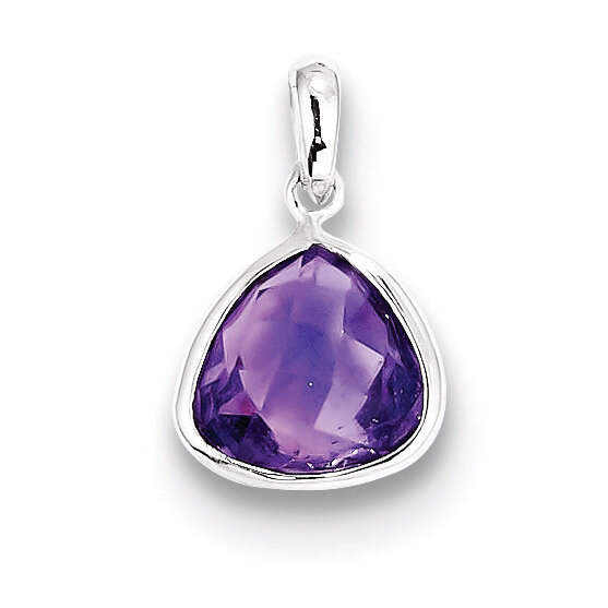 Amethyst Pendant Sterling Silver QP2896AM, MPN: QP2896AM, 883957435602