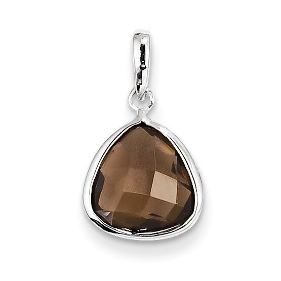 Smokey Quartz Pendant Sterling Silver QP2896SQ, MPN: QP2896SQ, 883957401409